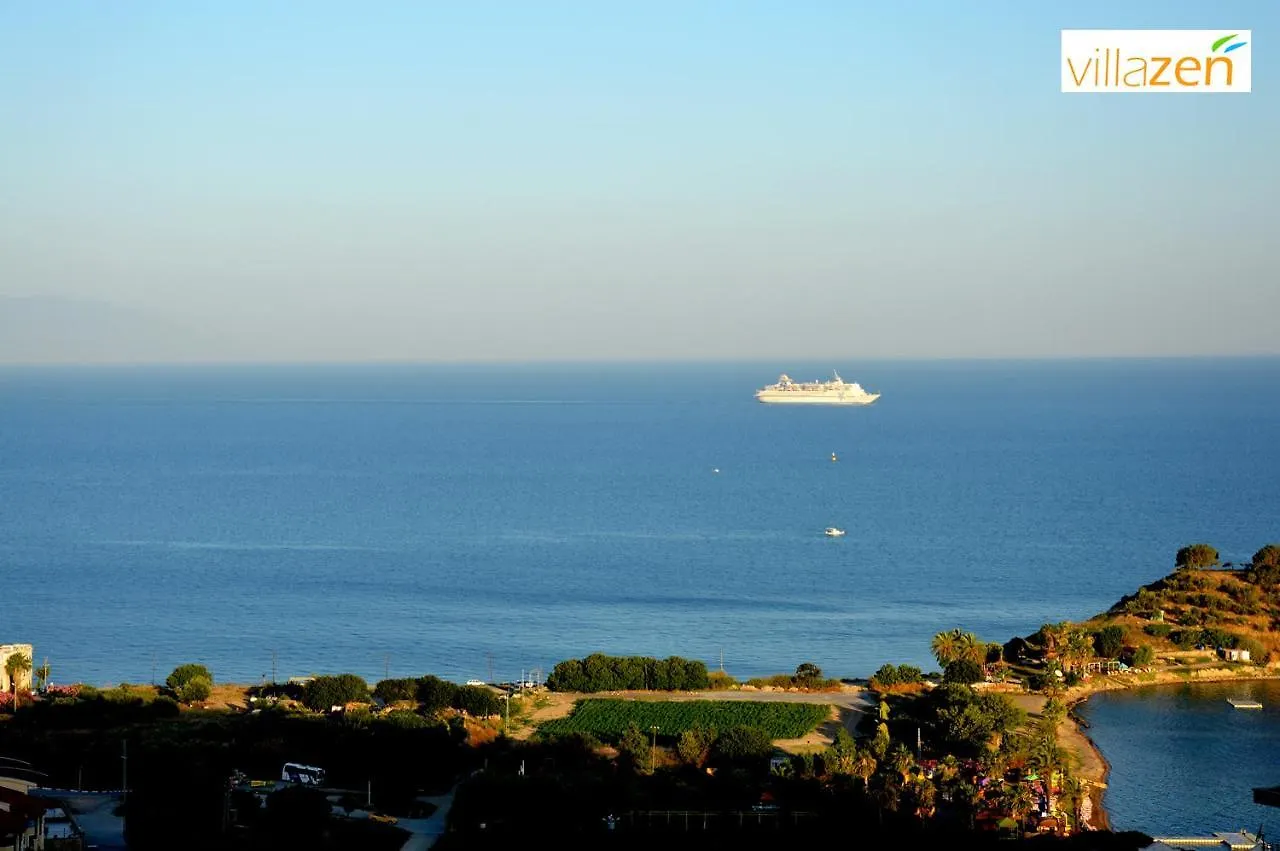 Villa 6 Oda1 Salon Muhtesem Deniz Manzarali Kusadasi