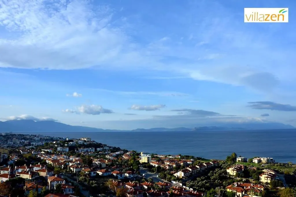 Villa 6 Oda1 Salon Muhtesem Deniz Manzarali Kusadasi